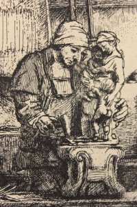 Rembrandt’s “The Goldsmith” Héliogravure, c. 1870, Charles Blanc