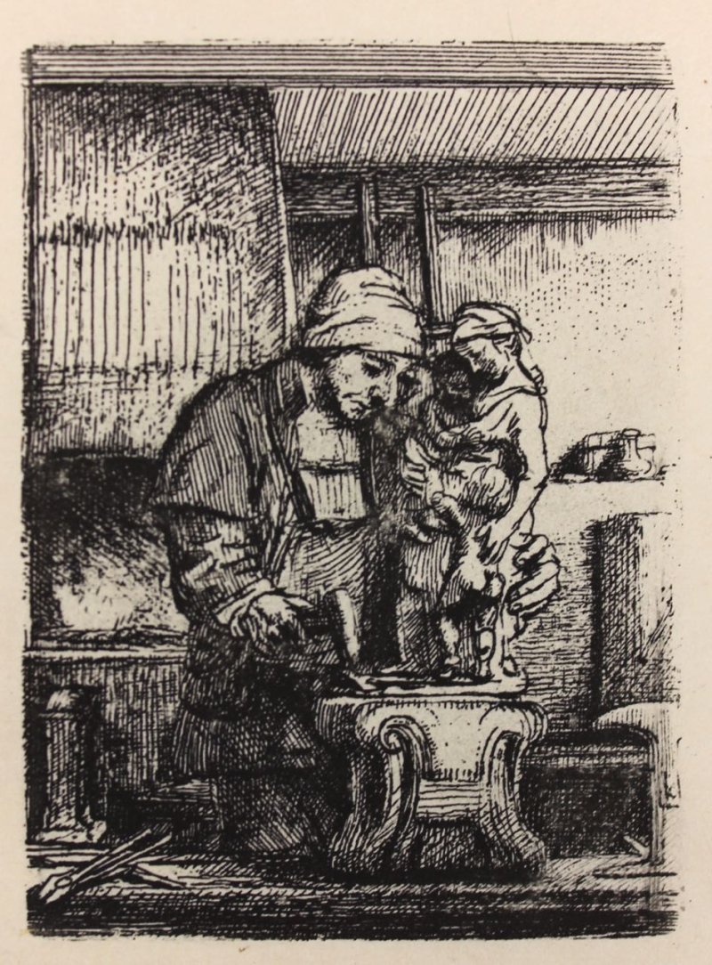Rembrandt’s “The Goldsmith” Héliogravure, c. 1870, Charles Blanc - Click Image to Close