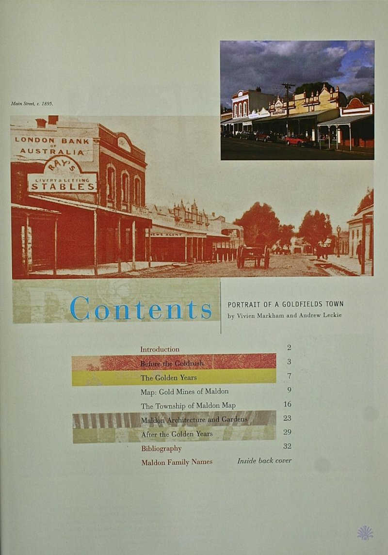 Guide to Maldon. A Victorian Goldfields Town. - Click Image to Close