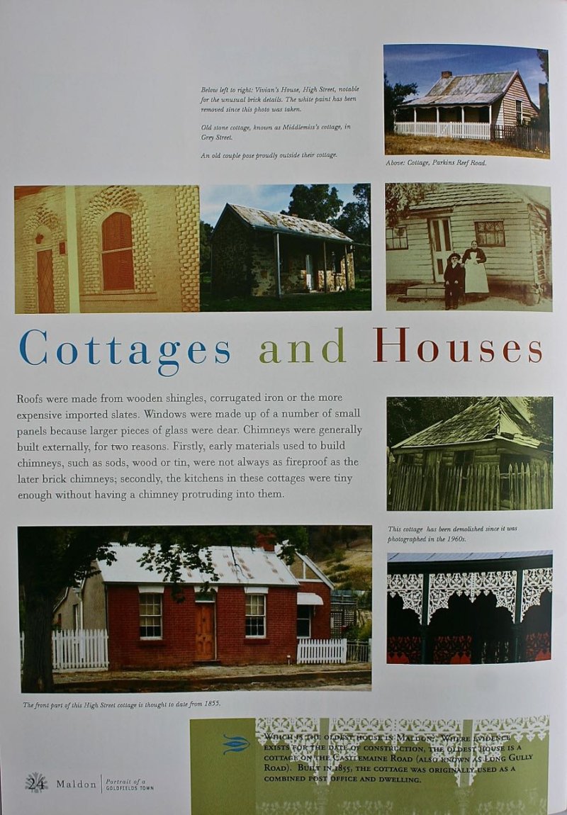 Guide to Maldon. A Victorian Goldfields Town. - Click Image to Close