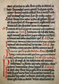 Mid-12th Century Romanesque Missal leaf