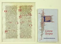 Manuscript Breviary leaf, c.1475, Italy