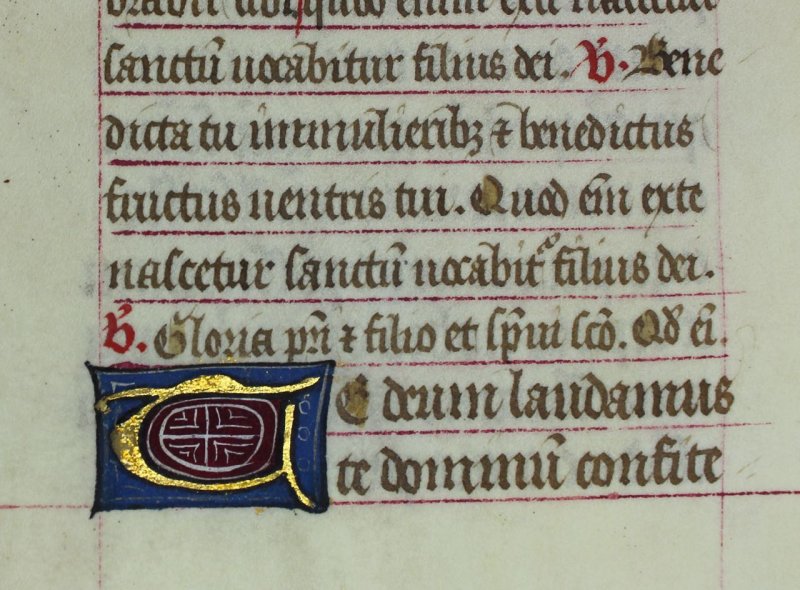 Illuminated Manuscript Breviary leaf, c.1460, France - Click Image to Close