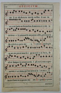 Musical setting of the Office for the Dead, 1640