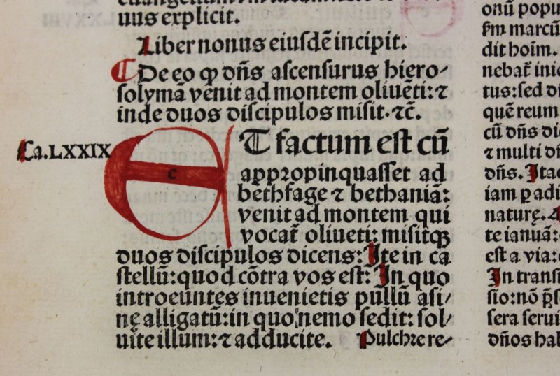 Saint Ambrosius - "Opera" incunable leaf, 1492 - Click Image to Close