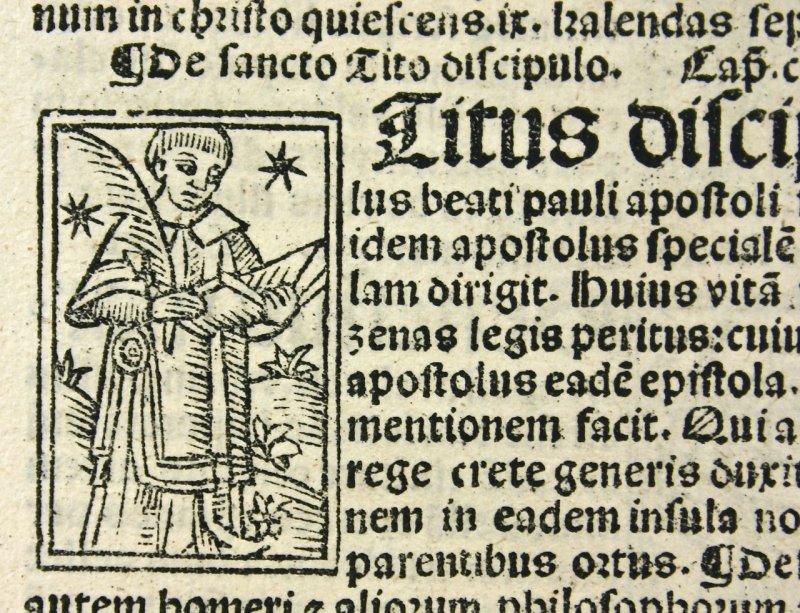Lives of the Saints by Petrus De Natalibus. 1514 - Click Image to Close