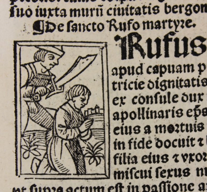 1514 Hagiography with graphic woodcut illustrations - Click Image to Close