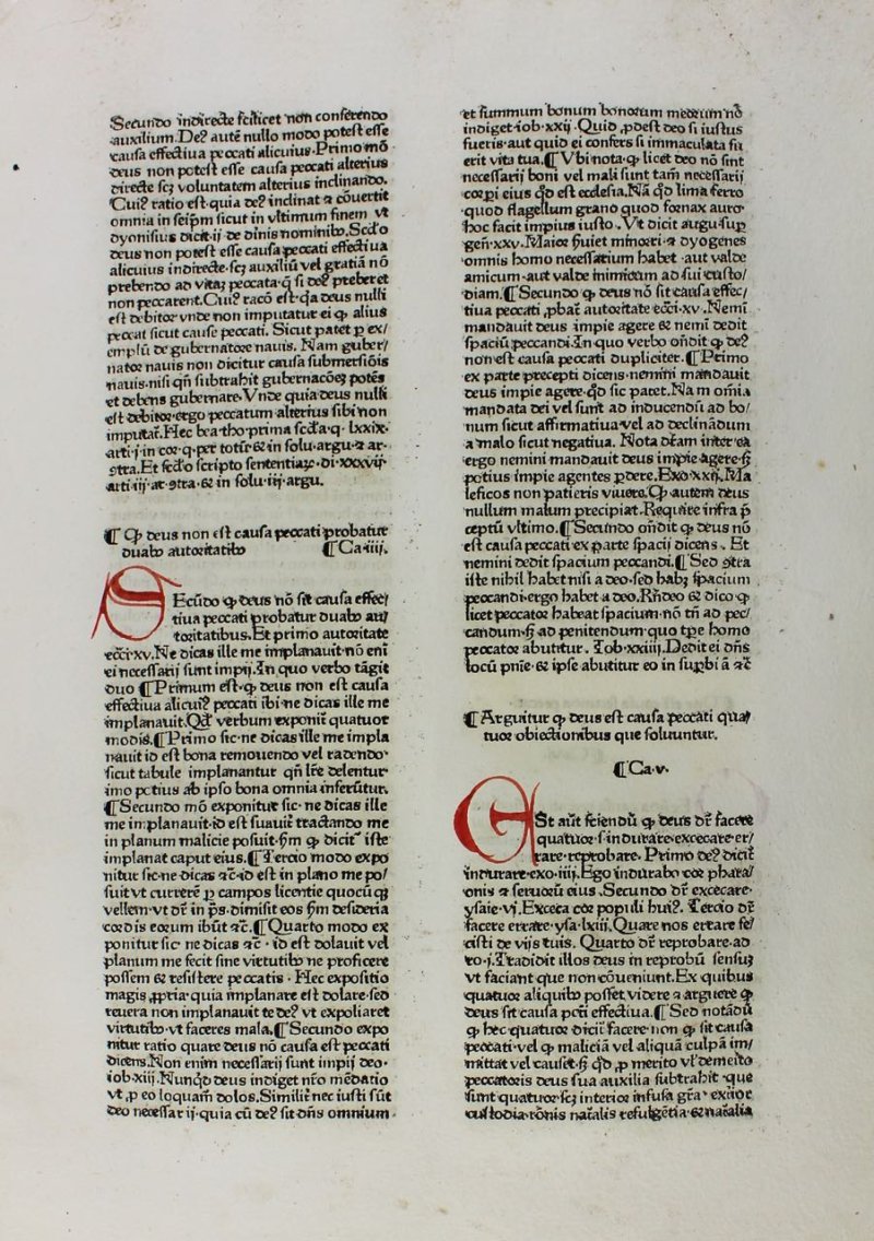 Rainerius of Pisa. Incunable leaf printed by Zainer, 1474. - Click Image to Close