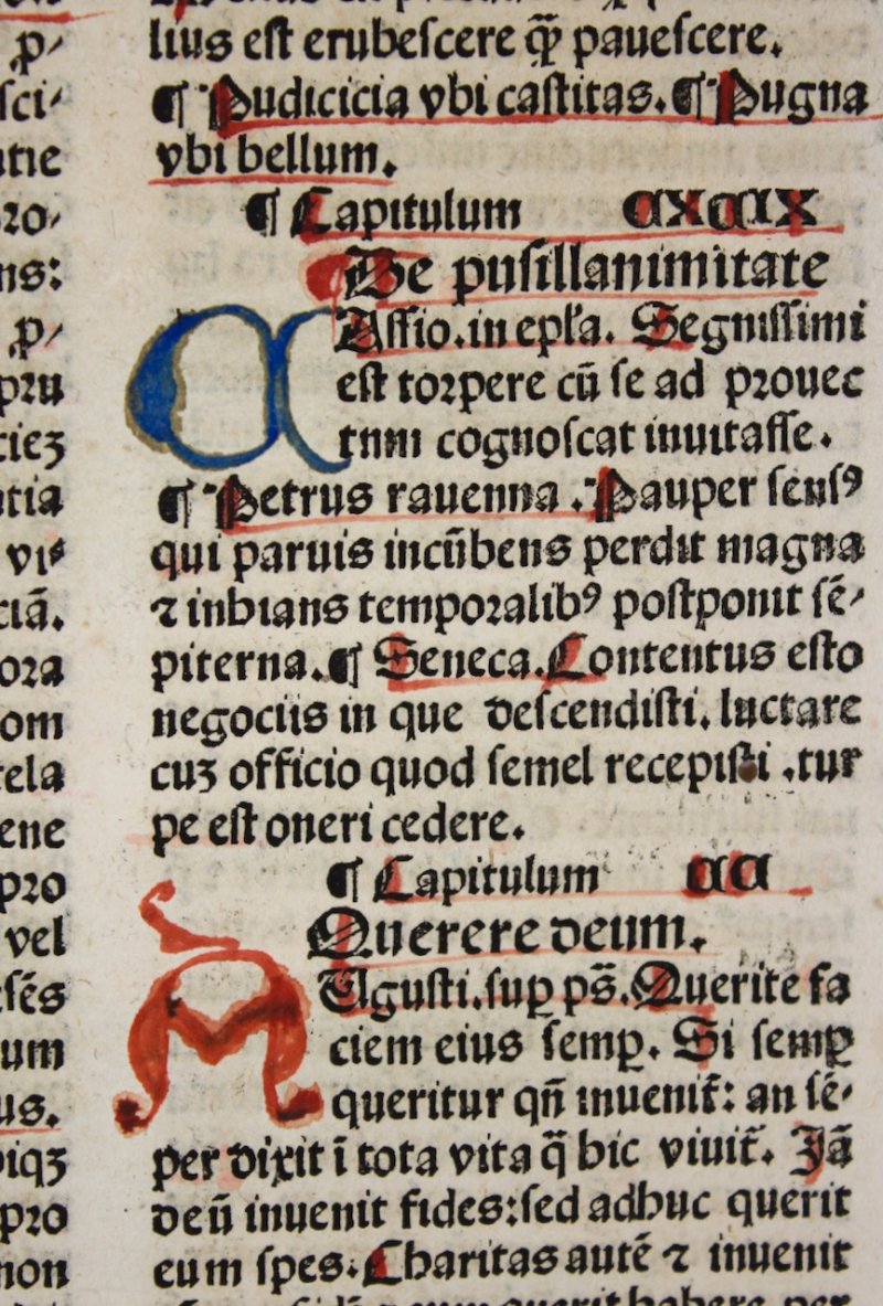 “The Light of the Soul”. An excellent example of incunable printing & rubrication. 1482. - Click Image to Close