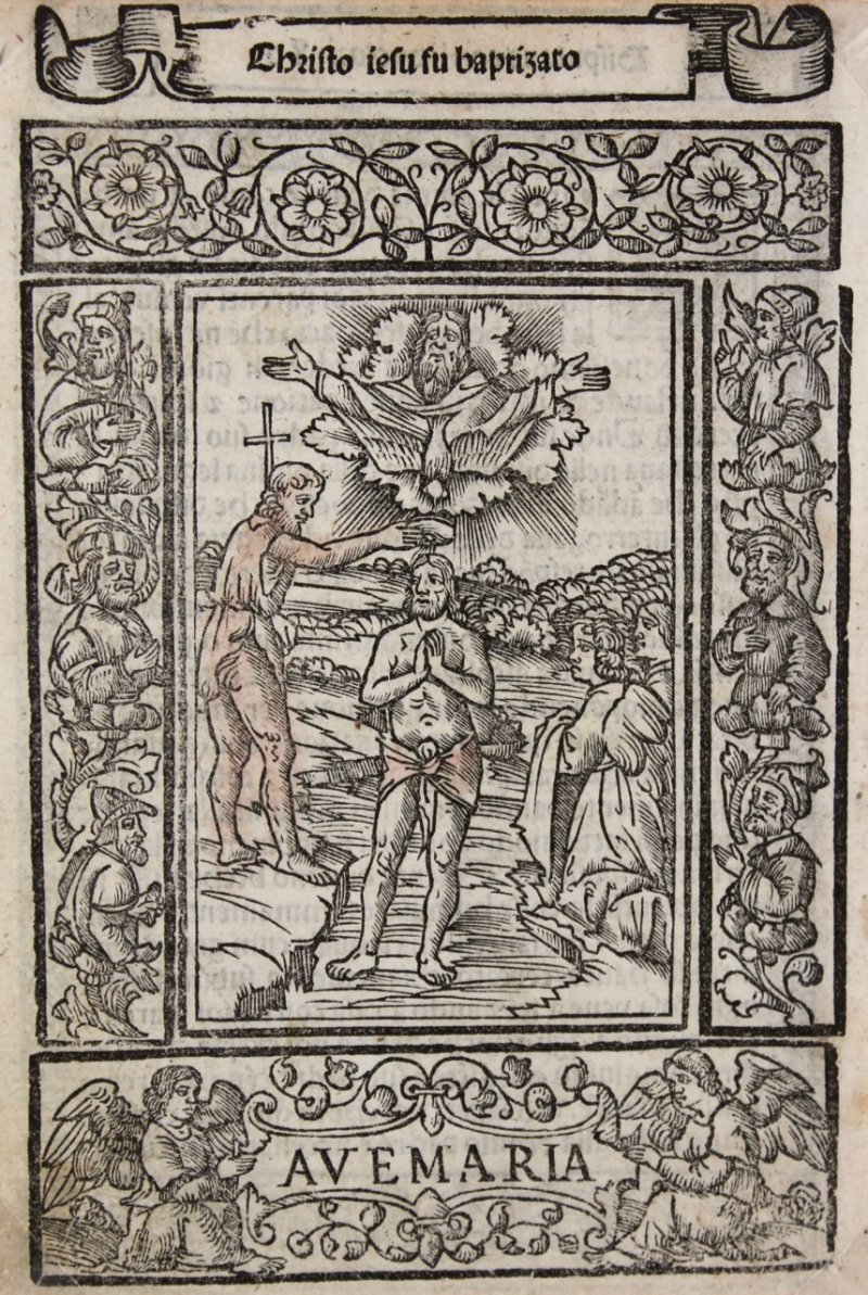 1524 “Picture Rosary” for the illiterate. Woodblock print. - Click Image to Close
