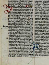 SOLD "The Poor Man's Bible". 1495 incunable leaf. Book of Exodus.