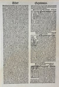 1514 Hagiography with a graphic woodcut illustration of saints being martyred